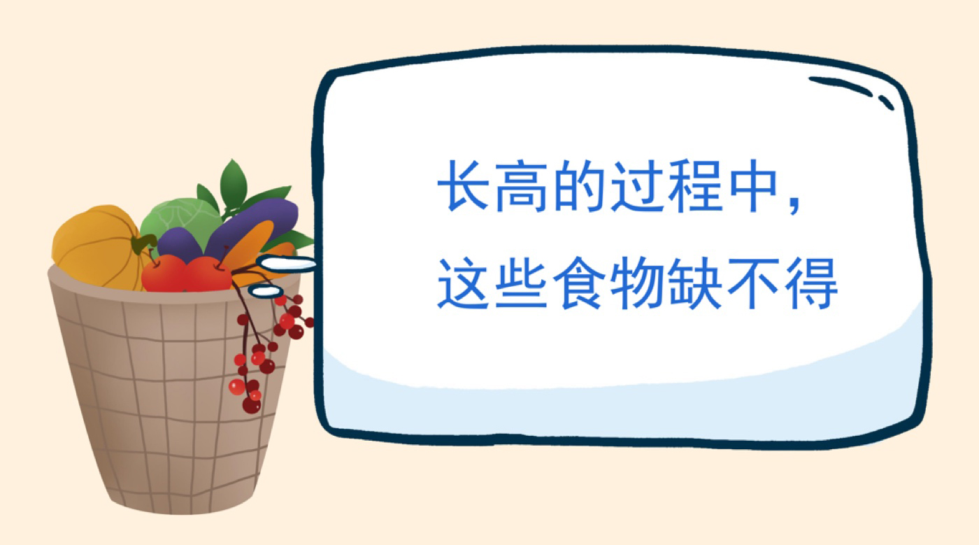 长高的过程中，这些食物缺不得