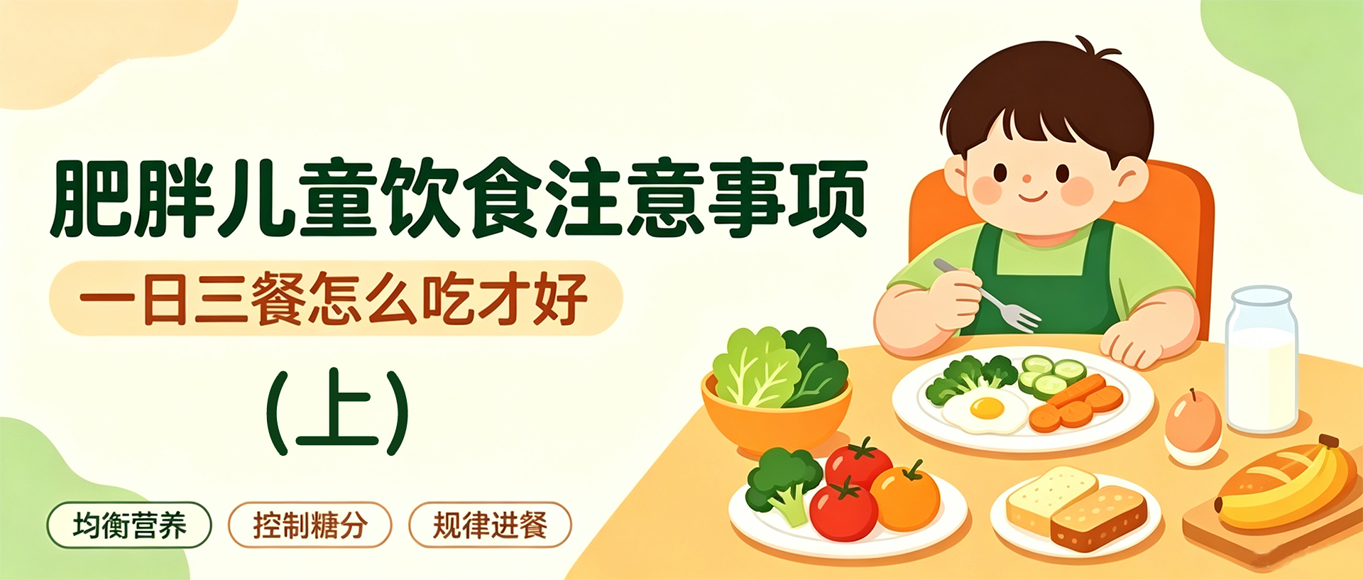 肥胖儿童饮食注意事项（上）